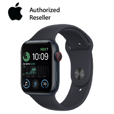 Apple Watch SE 2022 - 44mm - LTE - mặt nhôm, dây cao su | Chính hãng VN/A